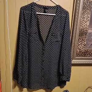 Polka Dot Women's Top